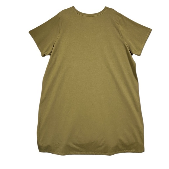 Universal Standard Tesino Washed Jersey Dress Size XL (26-28) Green - Picture 6 of 9